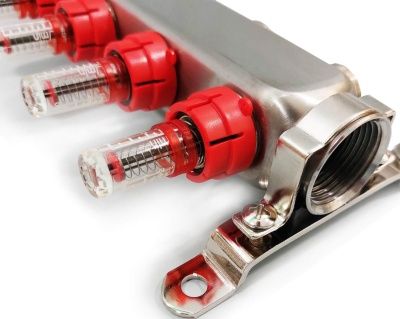  Коллекторная группа ASPIPE с расход. и воздух. нерж  4 вых. (1/5) купить в Воронеже