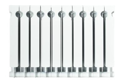  Радиатор биметаллический SAS B-500/100  4 секции 1,78кг 192Вт купить в Воронеже