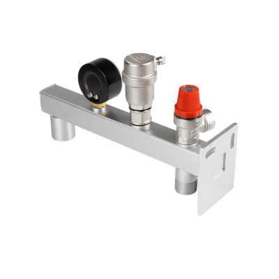  Группа безопасности расширительного бака VALTEC, стальная консольная (с манометрами 0-4 бар) (1/9) купить в Воронеже