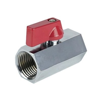  Кран шар. MINI VALFEX ВР1/2"хВР1/2" НИКЕЛИРОВАННЫЙ (200/40) К (10013160/261124/5212466/1, КИТАЙ) купить в Воронеже