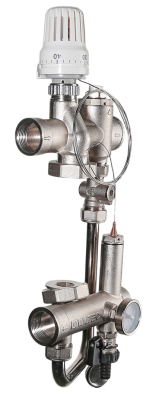  Насосно-смесительный узел для теплого пола VALTEC без насоса (1) купить в Воронеже