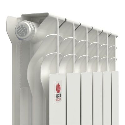  Радиатор алюминиевый НРЗ серия ЛЮКС 350/100 10 секций вес 0,8кг 121Вт купить в Воронеже