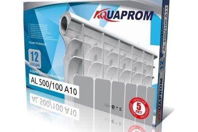  Радиатор алюминиевый AQUAPROM 500/96 8 секций купить в Воронеже