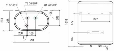  Водонагреватель аккум. электр. THERMEX IF  80 V pro купить в Воронеже