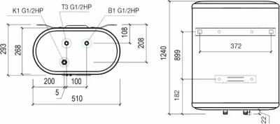  Водонагреватель аккум. электр. THERMEX IF 100 V pro купить в Воронеже