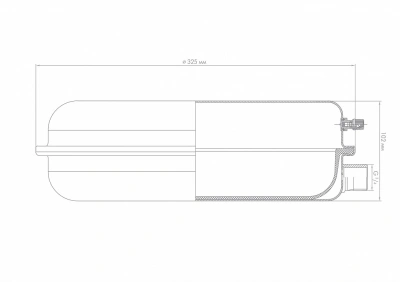  Расширительный бак  ДЖИЛЕКС  6F (плоский) купить в Воронеже