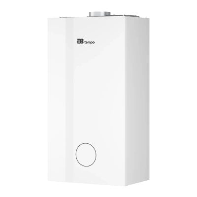  Газовый настенный котел двухконтурный E8 tempo GHD24W, 24 кВт, белая стеклянная панель купить в Воронеже