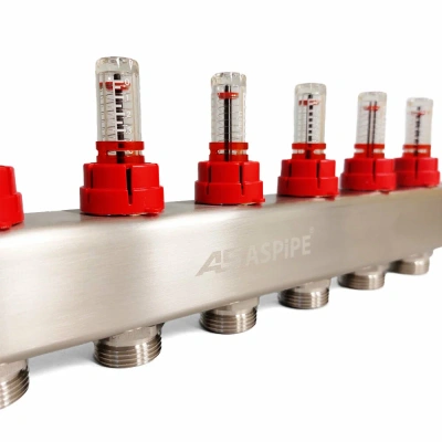  Коллекторная группа ASPIPE с расход. и воздух. нерж 13 вых. (1/3) купить в Воронеже