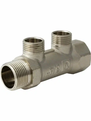  Коллектор VALTEC 3/4", 2 вых. х 1/2" нар. купить в Воронеже