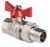  Кран шаровой полнопроходной с полусгоном VALTEC BASE 1/2" рукоятка-бабочка, ВР-НР купить в Воронеже