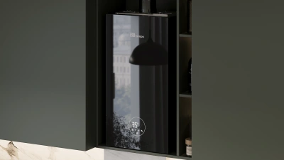  Газовый настенный котел одноконтурный E8 tempo GHC24V стеклянная панель чёрная купить в Воронеже