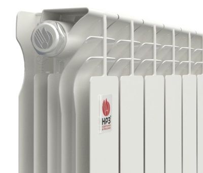  Радиатор алюминиевый НРЗ серия ЛЮКС 200/100  6 секций вес 0,8кг 110Вт купить в Воронеже