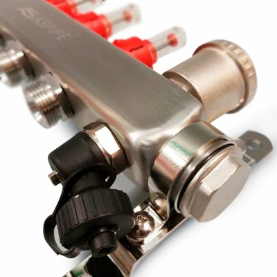  Коллекторная группа ASPIPE с расход. и воздух. нерж 14 вых. (1/3) купить в Воронеже