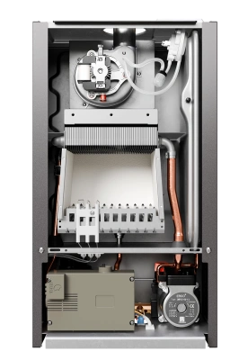  Газовый настенный котел одноконтурный E8 tempo GHC24V стеклянная панель чёрная купить в Воронеже