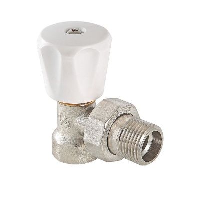  Клапан ручной VALTEC (компактный), для радиатора, угловой 3/4" (6/72) купить в Воронеже