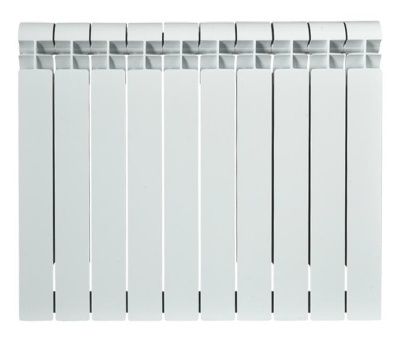  Радиатор биметаллический SAS B-500/100  8 секций 1,78кг 192Вт купить в Воронеже