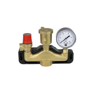  Группа безопасности латунная КЛАССИК в теплоизоляции VALFEX 3 бар (10) К купить в Воронеже