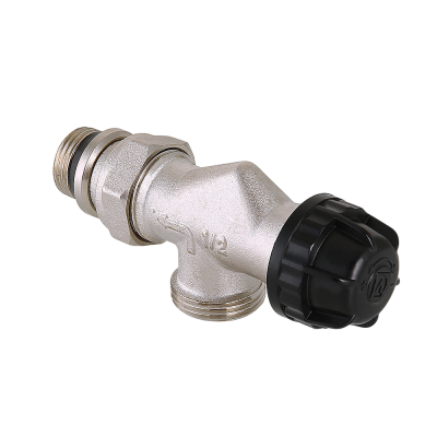  Клапан термостатический VALTEC для рад. угловой с осевым управлением, преднастройкой (с доп. уплотне купить в Воронеже